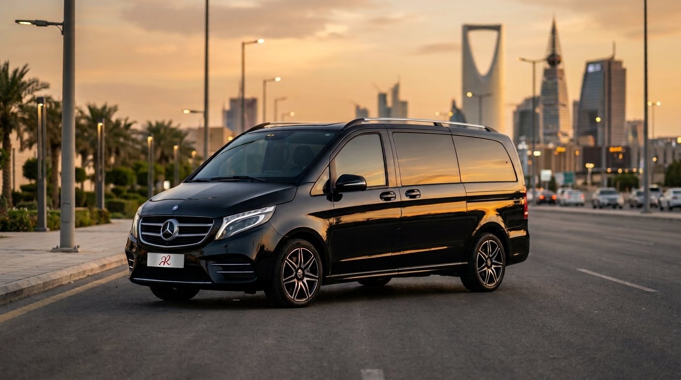 Black Mercedes Business Van